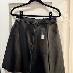 Diesel Black Mini A-line Skirt